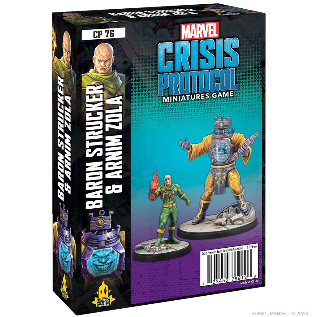 Барон Штрукер и Арним Зола Marvel Crisis Protocol Atomic Mass Games NIB