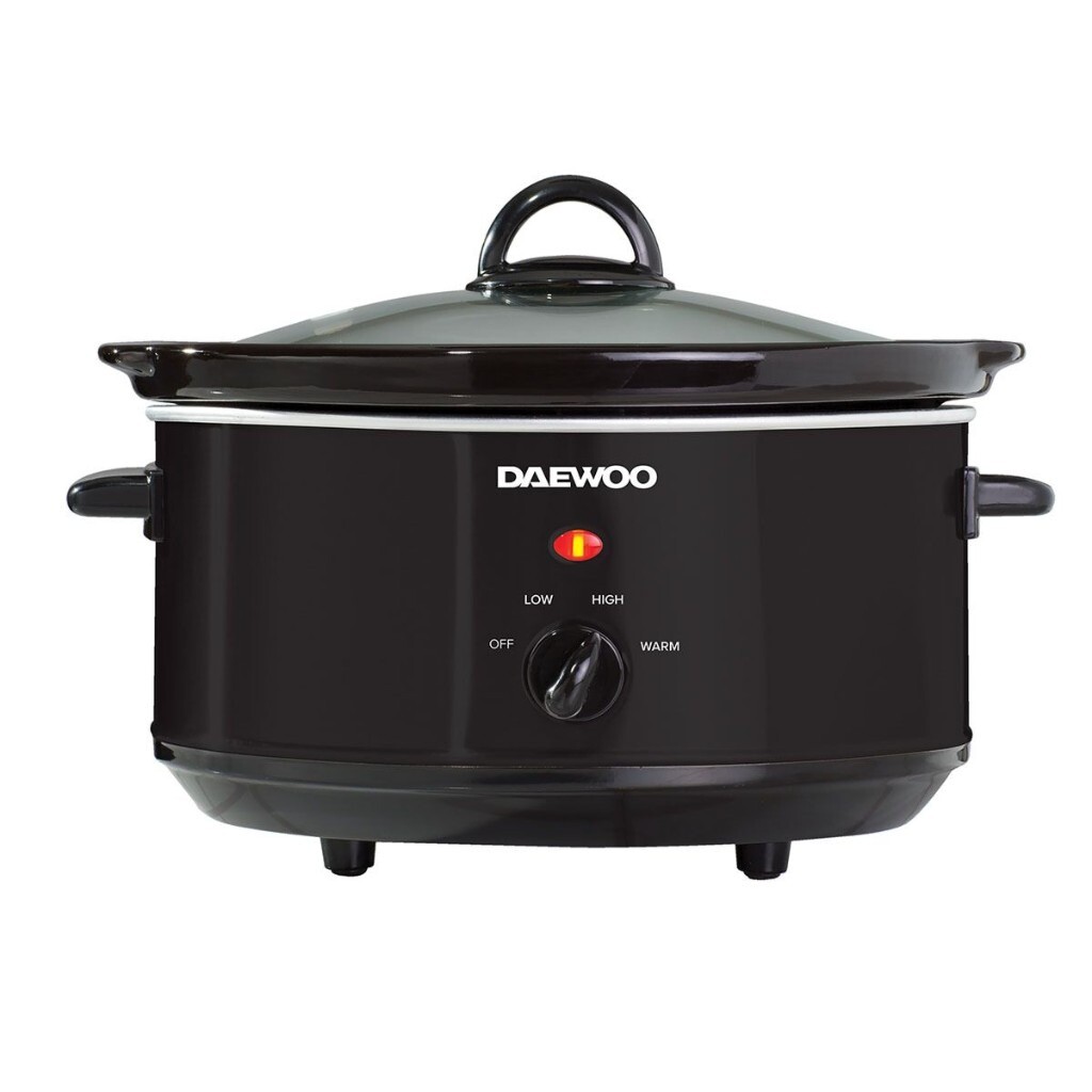 DAEWOO 3.5L POWDER COATED SLOW COOKER WITH 3 SETTINGS BRAND NEW in