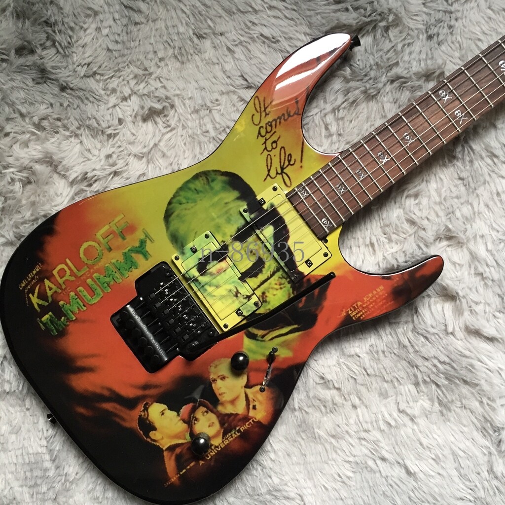 High Quality Electric Guitar Kirk Hammett KH-3 Karloff Mummy