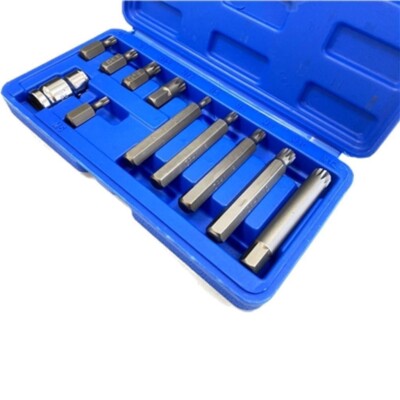 Spline XZN Bit Socket Tool Set 11pc  1/2'' Drive CRV M5 M6 M8 M10 M12 Toolzone