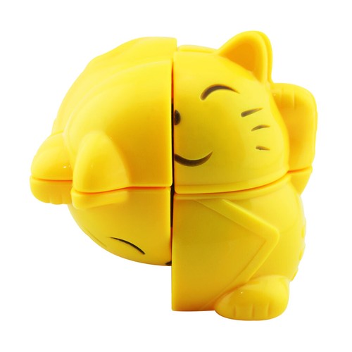 2x Smile Fortune Cat 2x2x2 Classic Magic Twist Cube Kids 2x Smile Fortune Cat 2x2x2 Classic Magic Twist Cube Kids