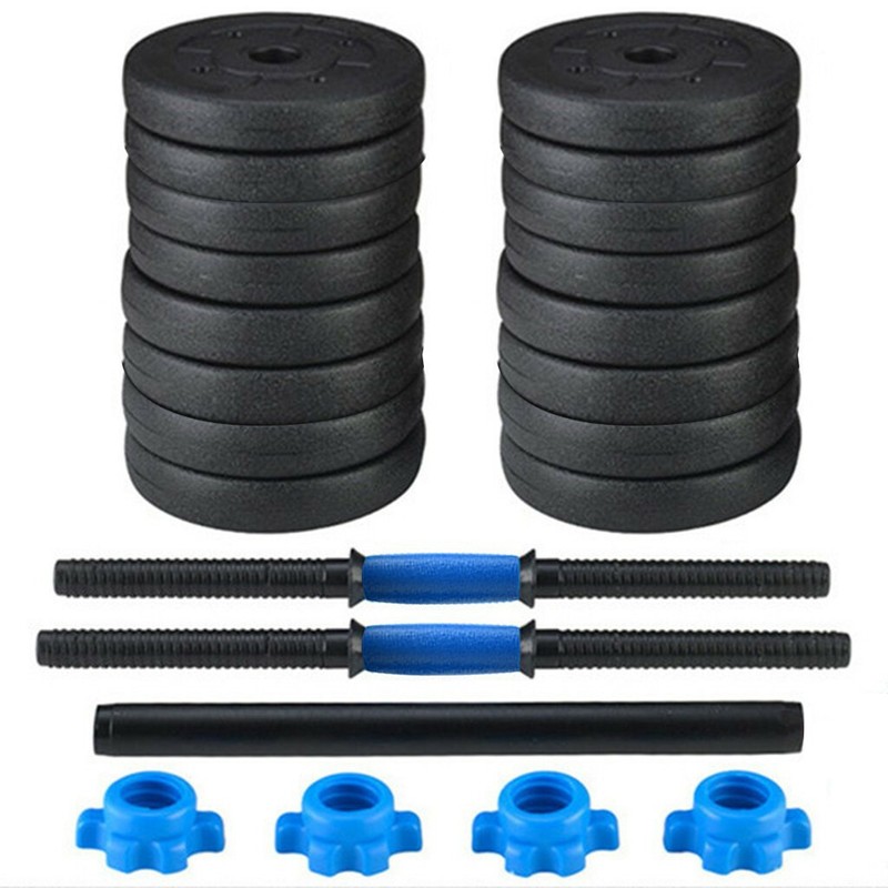Free Weights Set With Connecting Rod 10KG-40KG Adjustable Weights Dumbbells Set