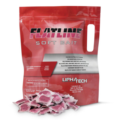 Flatline Soft Rodent Bait (Mouse & Rat) - 64 pieces