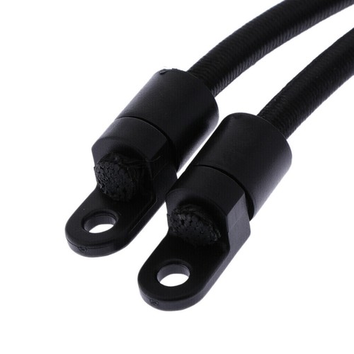 2X 12 Inch Kayak Bungee Paddle Holder Rod Keeper Kit Rigging Accessory w/ Screws