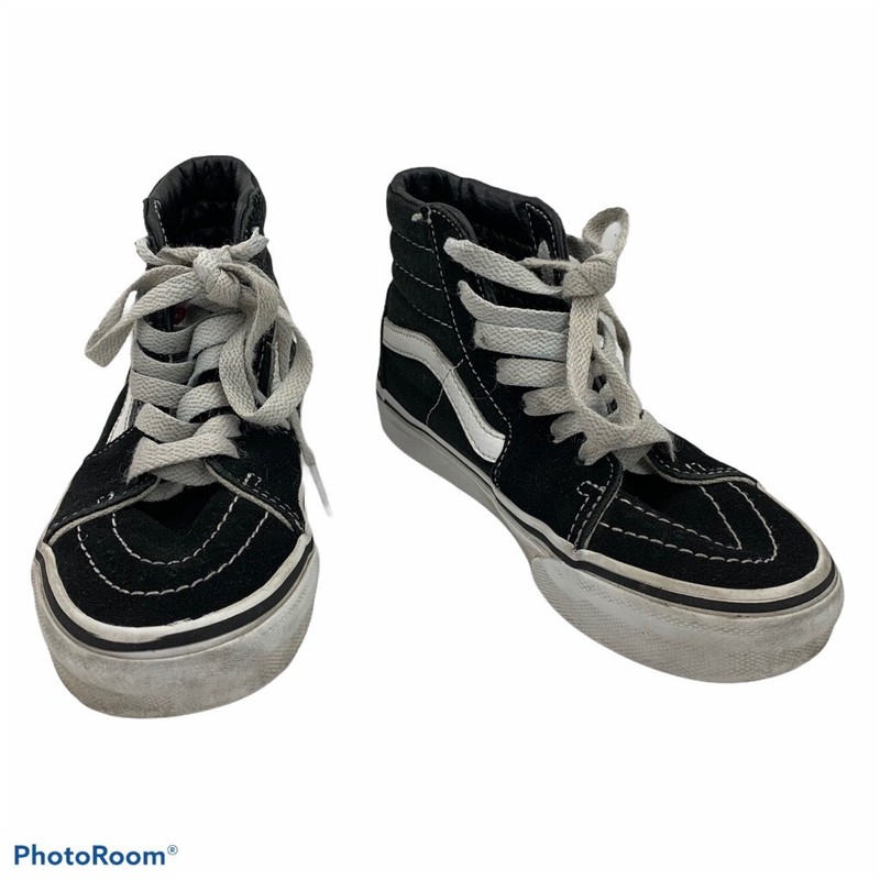 black high top vans youth