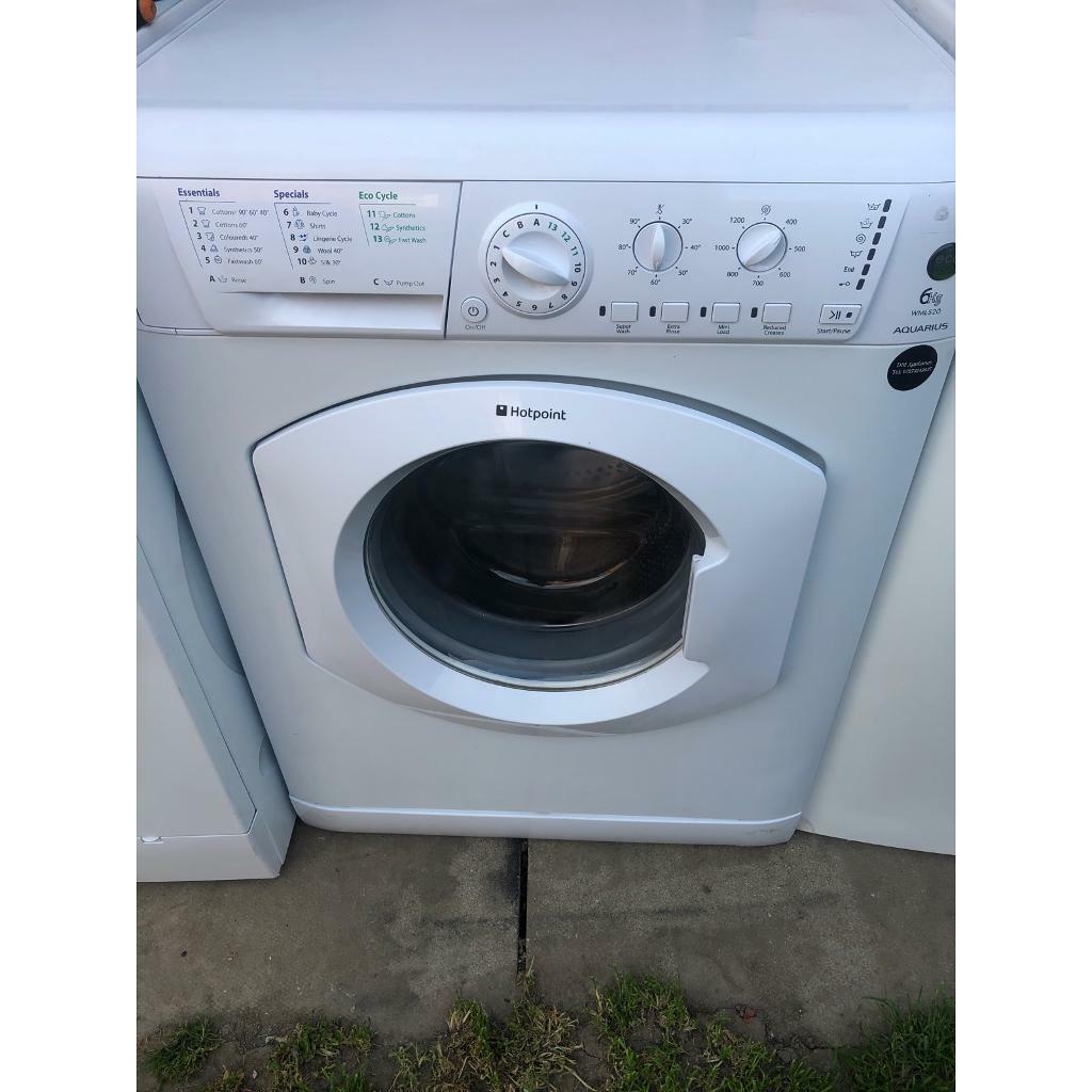 L@@K HOTPOINT 7KG WASHING MACHINE WITH NEW DRUM IN GOOD ...