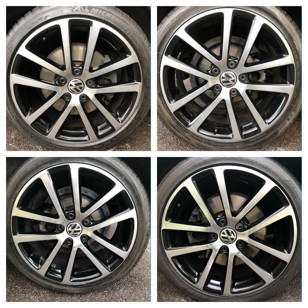Genuine VW Charleston 18” inch black cut alloy wheels in Farnborough