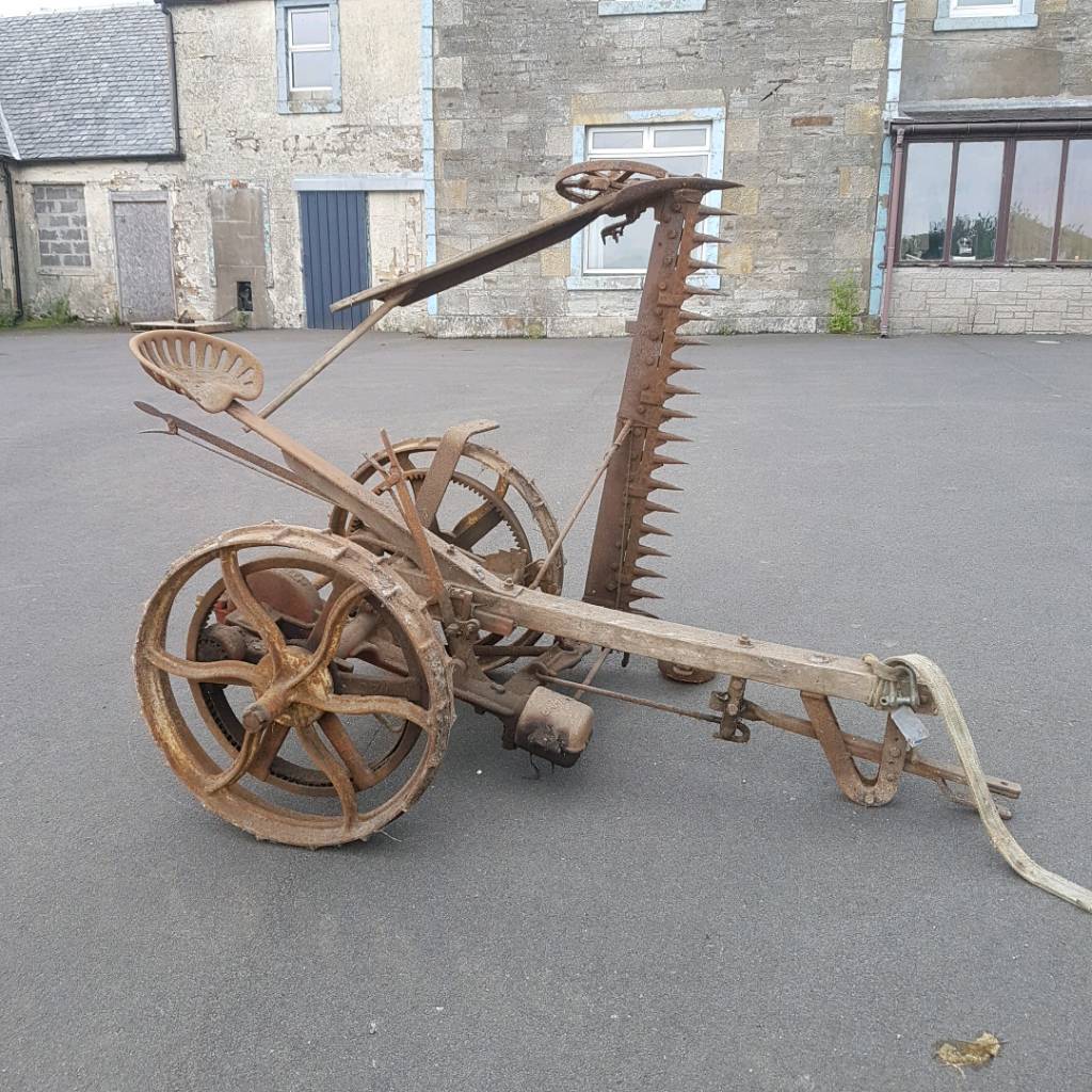 Bamlett horse drawn tractor converted sickle mower in Kilmaurs, East