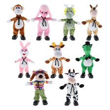 Plush Animated Stuffed Animal Singing Dancing Doll Figure Developmental Toy | eBay