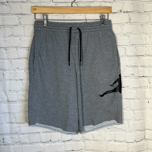Air jordan jumpman logo fleece shorts gray Nike Men's DB1812-091