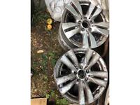 Set of 4 alloy wheels 16” inch used from Mercedes E 200