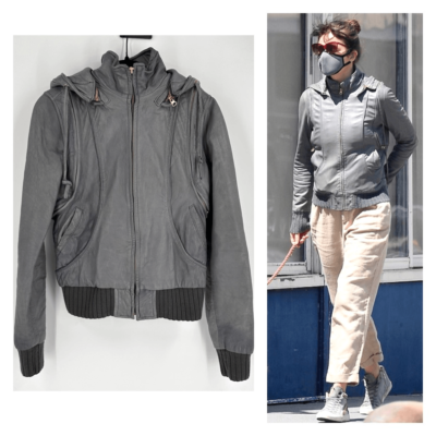 Bod & christensen hotsell removable hood leather jacket