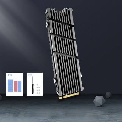 2280 SSD Heatsink for M.2 NVME Radiator Magnesium PC Efficient Radiator