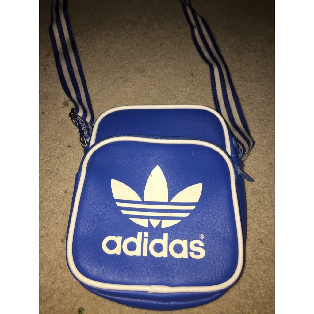 adidas man bag blue