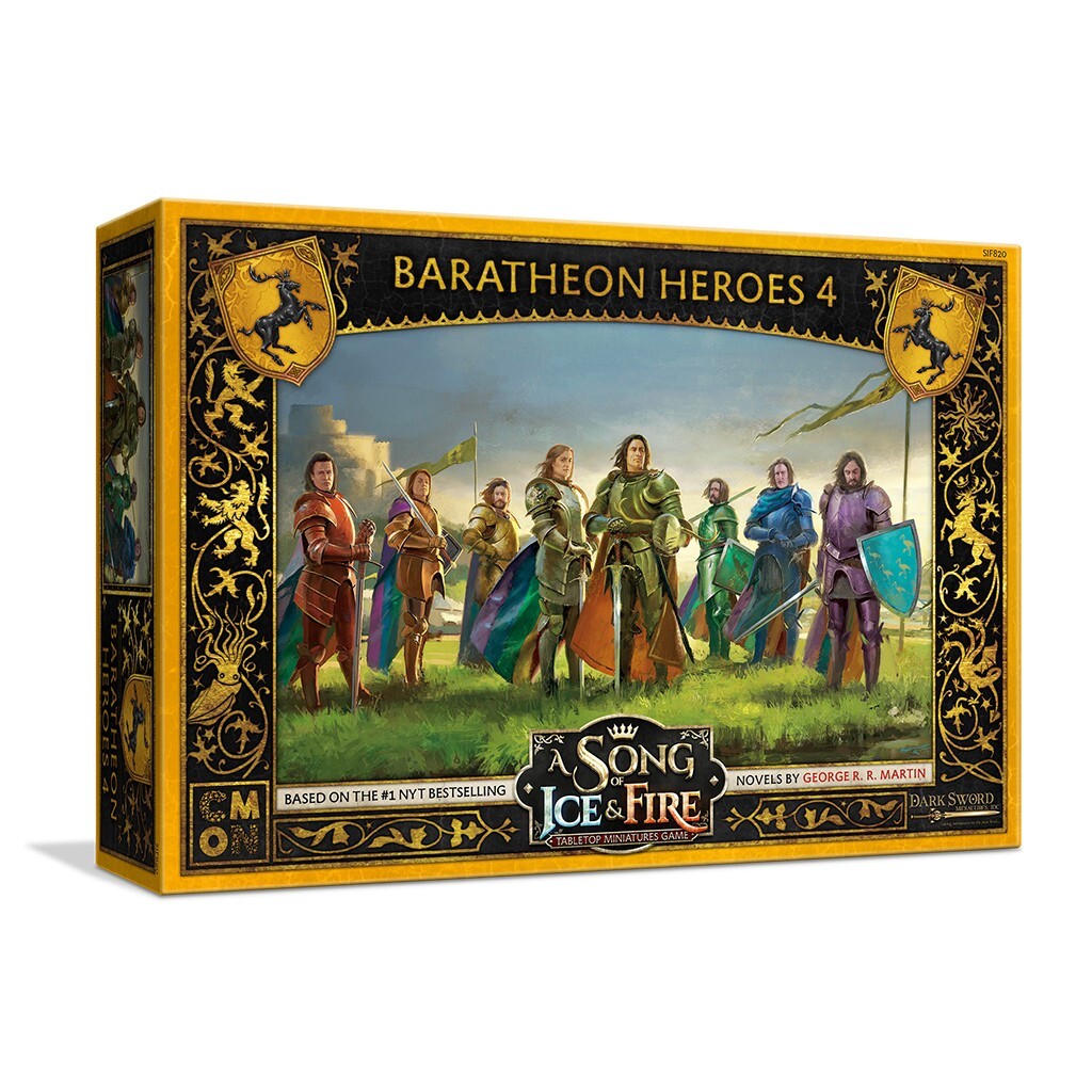 Baratheon Heroes 4 Expansion A Song of Ice & Fire Miniatures ASOIAF CMON
