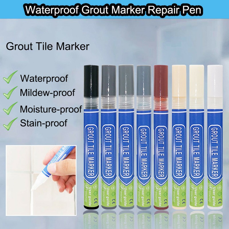 Tile Beauty Styling Bathroom Waterproof and Mildew Grout Marker Repair Pen