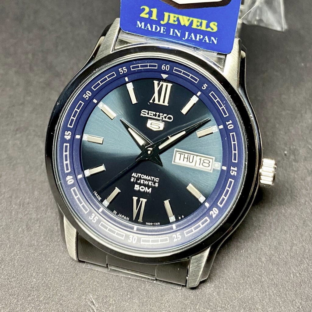 SEIKO5　SNKK17J1　自動巻き　21石　並行輸入品　日本製　7S26 Amazon.co.jp: セイコー SEIKO セイコー5 SEIKO 5 自動巻き 日本