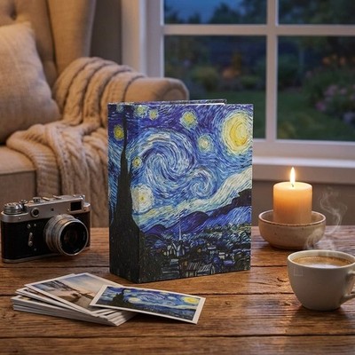 Yopih Fotoalbum 4x6 100 Taschen Leder Mini Album Familienfotos Hochzeit Baby