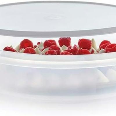 Tupperware Round Container (Greystone Lid)