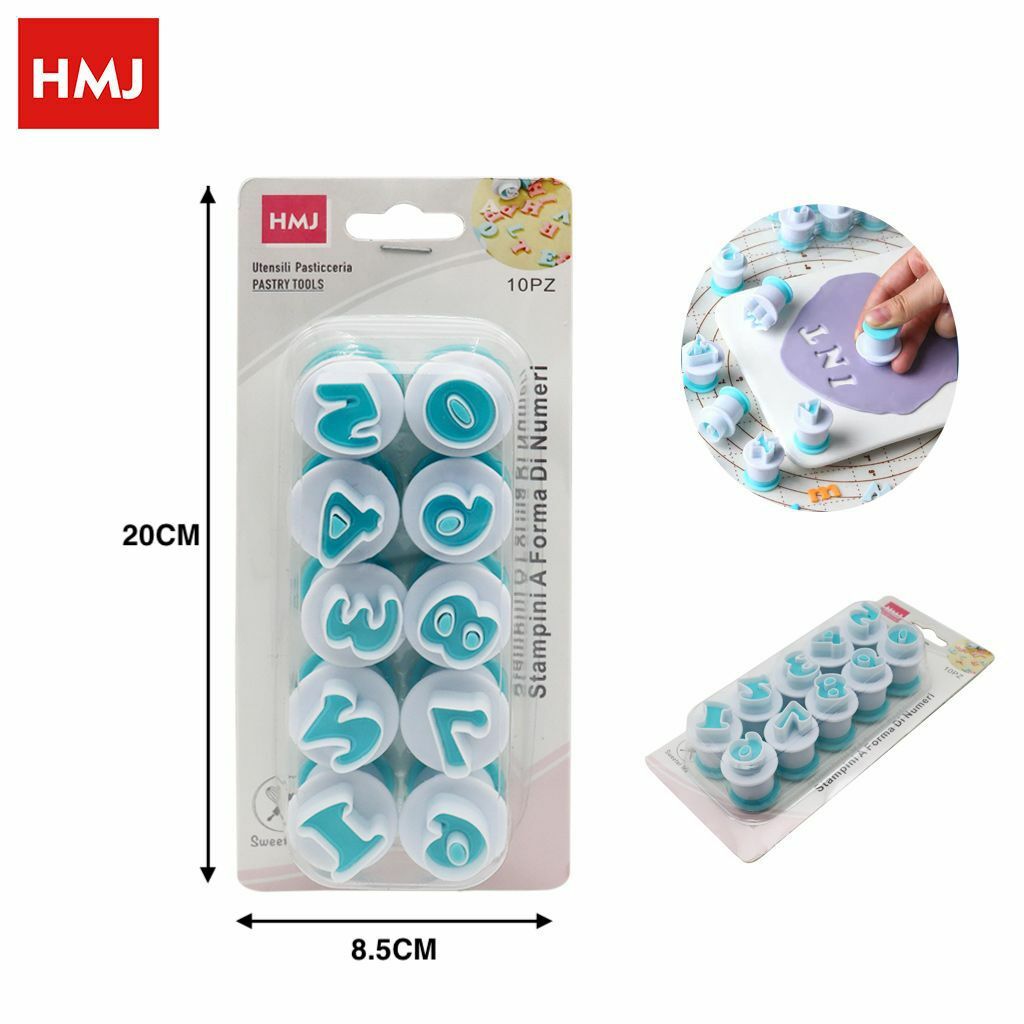 Stampini Stampi A Forma Di Numeri Per Dolci Pasta Fondente Pasticceria hmj