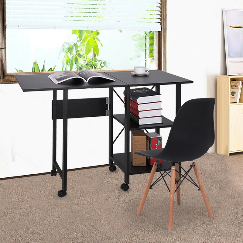 Foldable PC Computer Desk Study Table Home Office Table ... on {keyword}