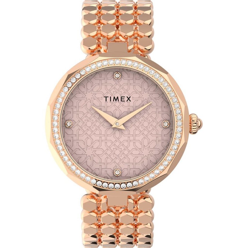 Montre Femme Timex Asheville Tw2v02800 Acier Inoxydable Gold Rose