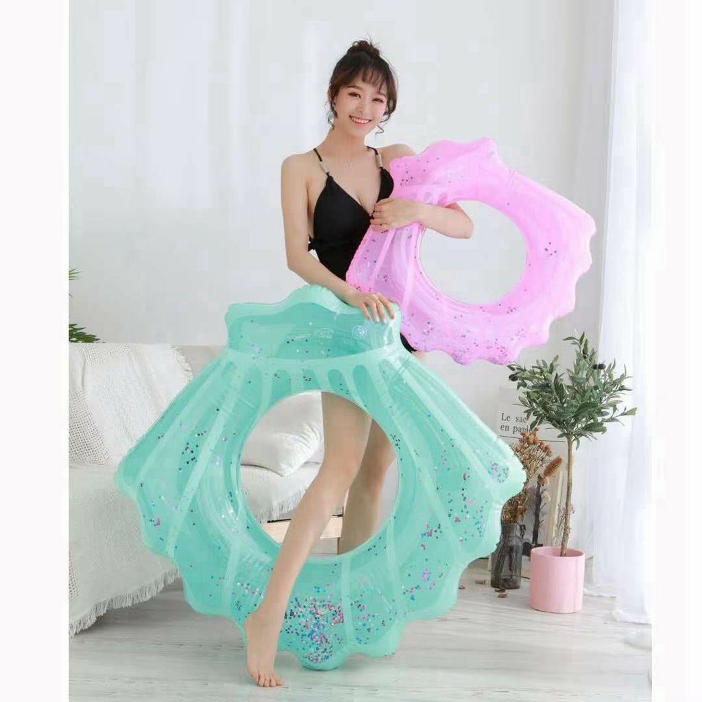 Salvagente Gonfiabile Conchiglia Bambini Mare Piscina Estate bal