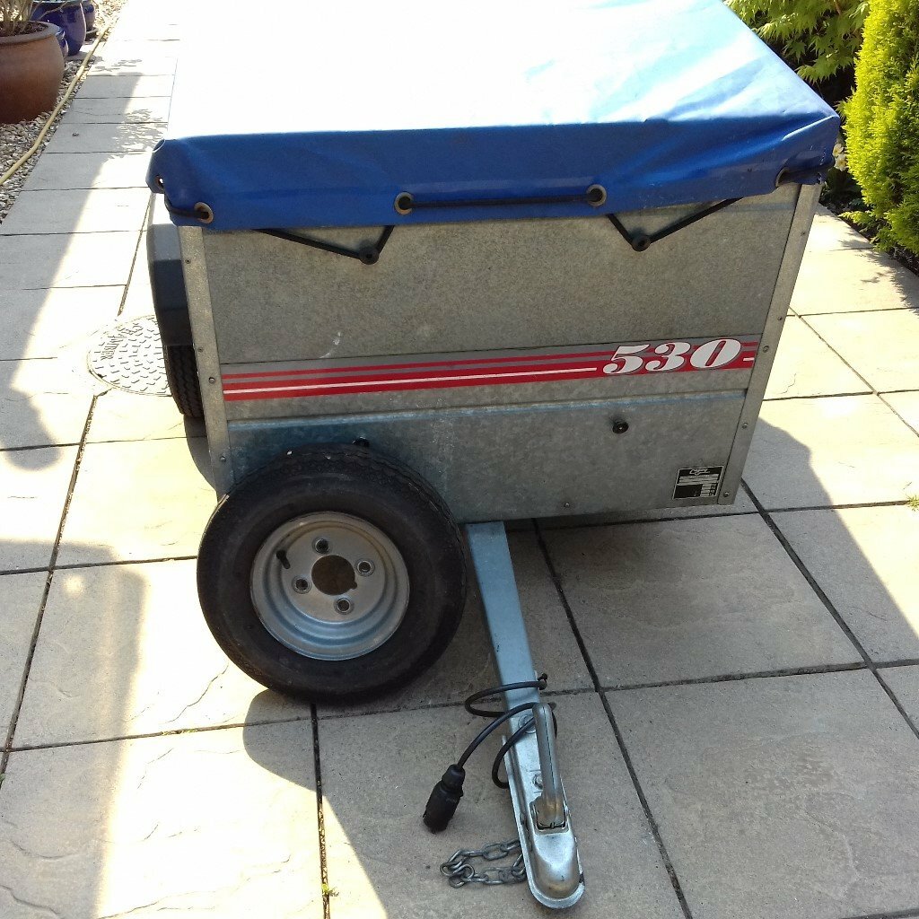 TRAILER Caddy 530 Fully Galvanised, Box Size 5Ft x 3Ft Very Good