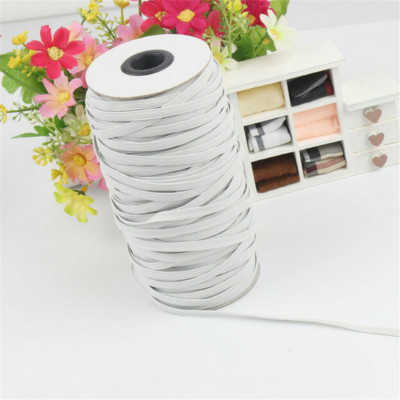 125Yards Elastic Band Cord For DIY Trim Polyester Make Face Cover String 6 mm