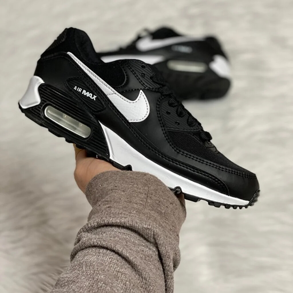 WMNS Nike Air Max 90 Black/White-Black DH8010 002 Women's