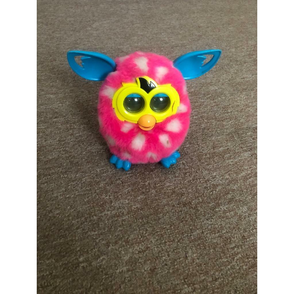 furby pink with white spots