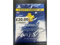 3 months PlayStation Plus Pass for PS4, PS3 & PS VITA