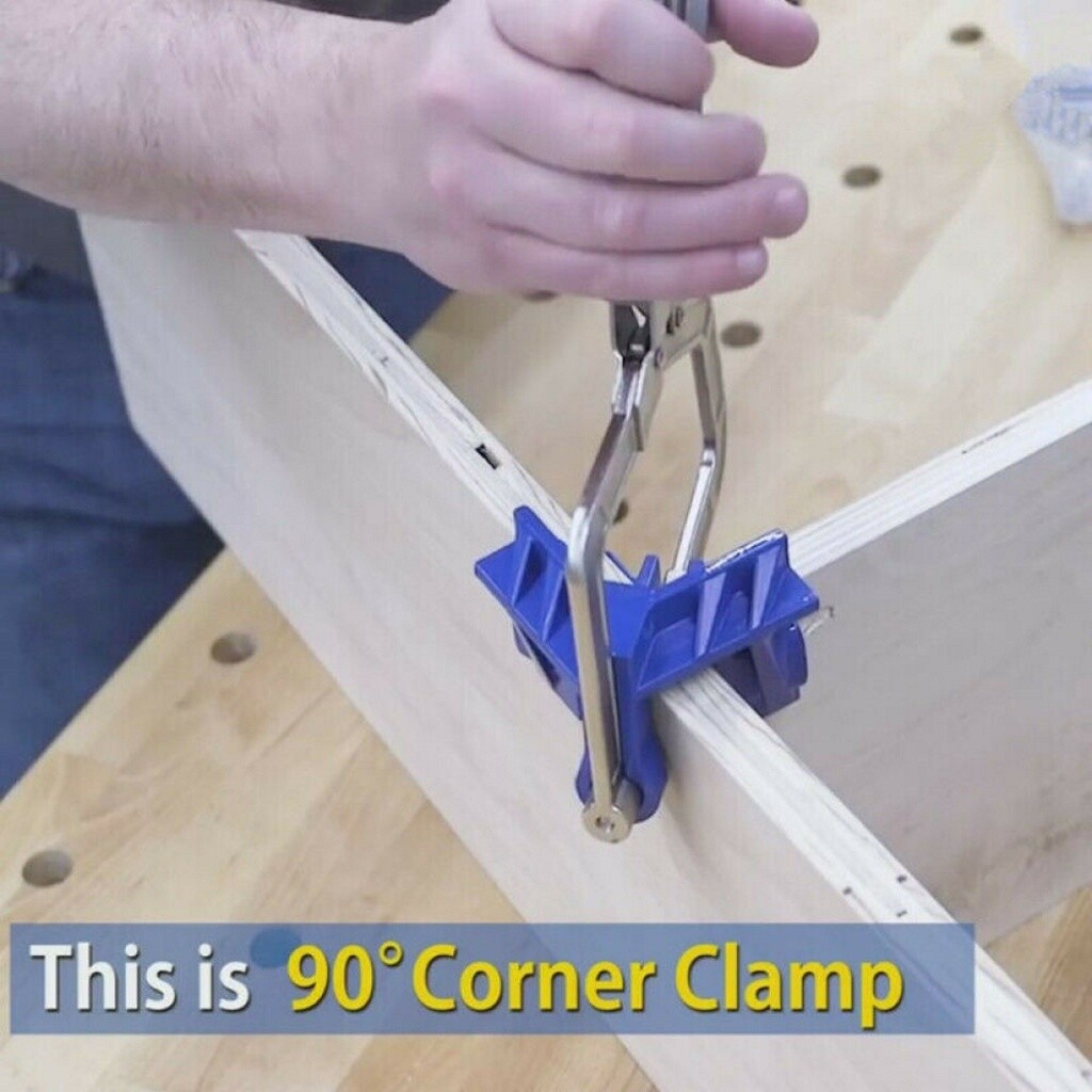 90 Degree Right Angle Corner Clamp Woodworking Wood for Kreg Jig Clamps Tool New eBay