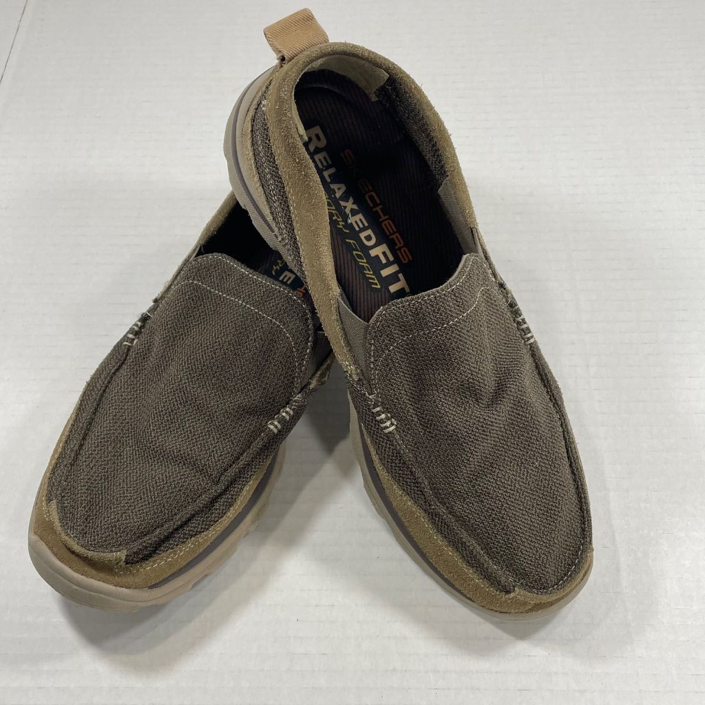 Skechers relaxed fit memory foam cheap mens slip on