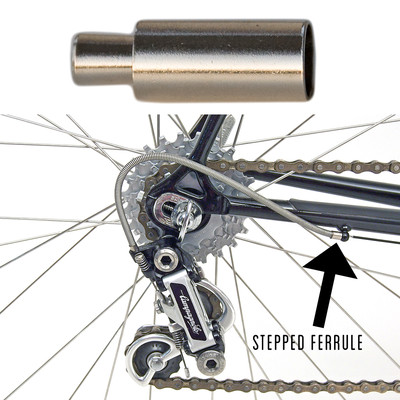 Stepped Ferrule Campagnolo Divers Helmet Gear Cable Guides Vintage Bicycle Frame