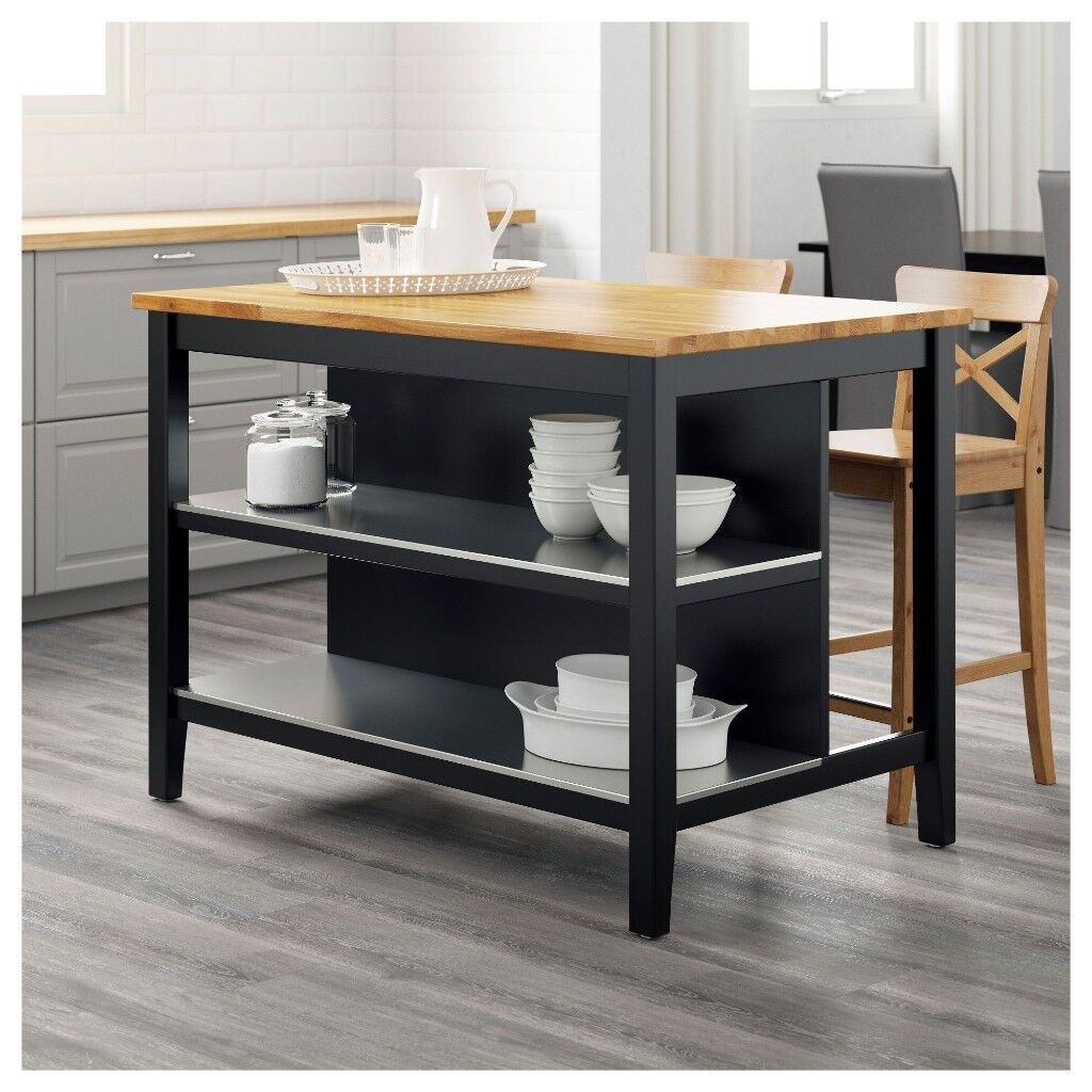 Kitchen island - Ikea STENSTORP (Black) | in St Andrews ...