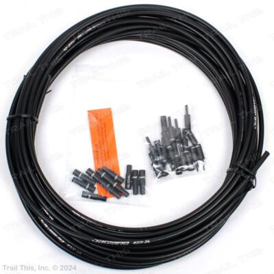 Jagwire Pro 5mm Compressionless Brake Housing w/ Slick Lube Liner 10m Roll Black