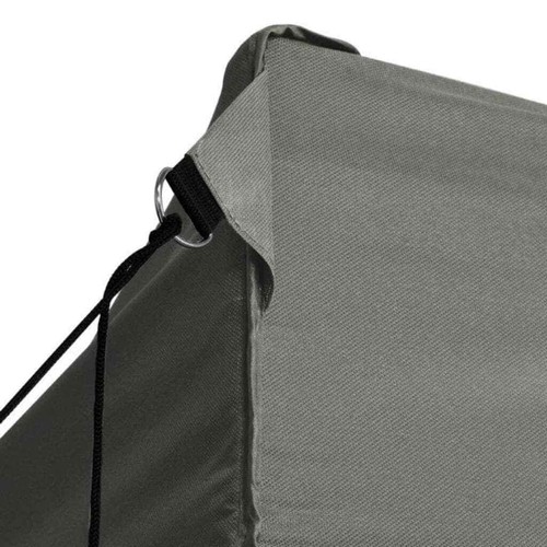 Profi Partyzelt Faltbar 3x4m Stahl Anthrazit Pavillon Festzelt Garten