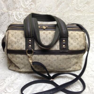 Louis Vuitton, Mini Lin Beige Josephine GM Handbag-Crossbody