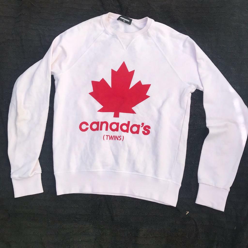 dsquared jumper white