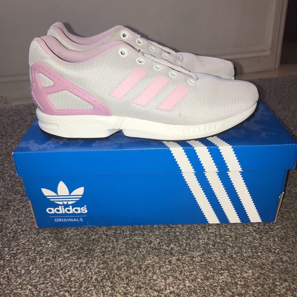 adidas zx flux pink size 4