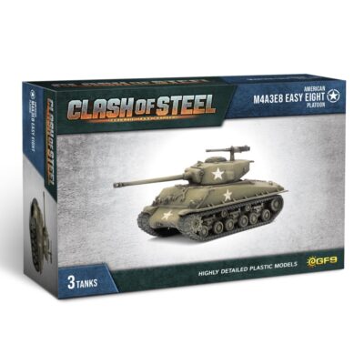 M4A3E8 Легкий взвод из восьми танков (пластик x3) GF9 Clash of Steel