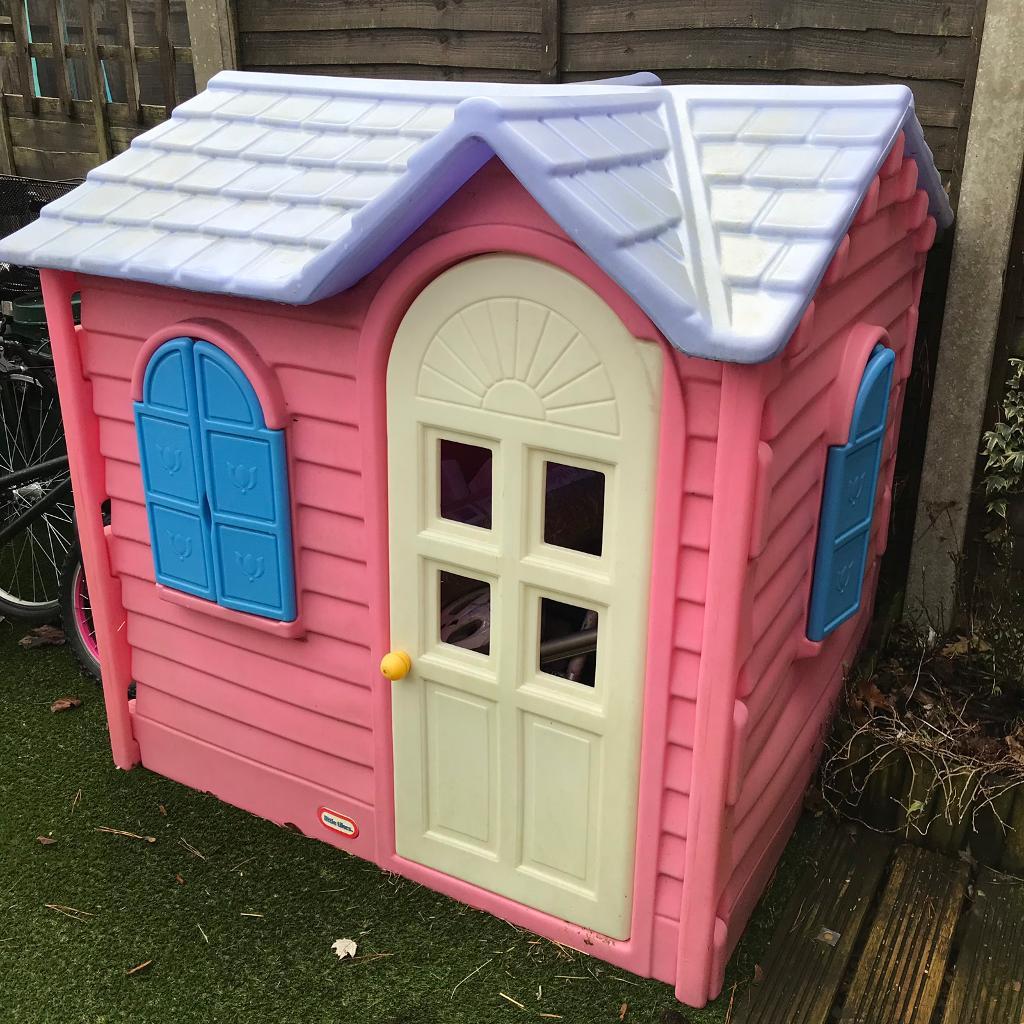 little tikes pink and purple playhouse