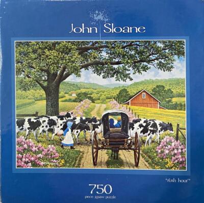 Older (2002) Ceaco jigsaw puzzle;  Rush Hour by John Sloane;  750 pcs