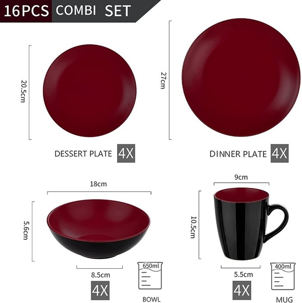 Black Dinner Set for sale in UK 82 used Black Dinner Sets