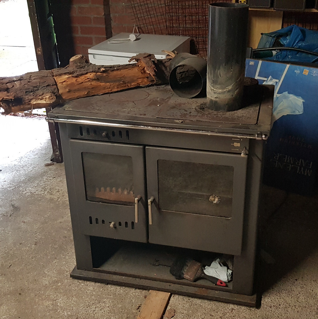 Victoria Eco 1 Range Oven Cooker Wood Burning Multifuel Modern Stove