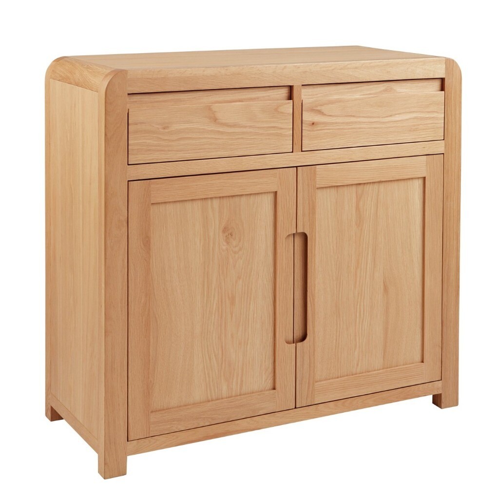 EX DISPLAY Argos Home Novara 2 Door 2 Drawer Sideboard Oak Veneer