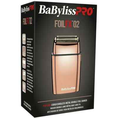 BaByliss PRO FX Double Foil Shaver, Rose Gold - FXFS2RG