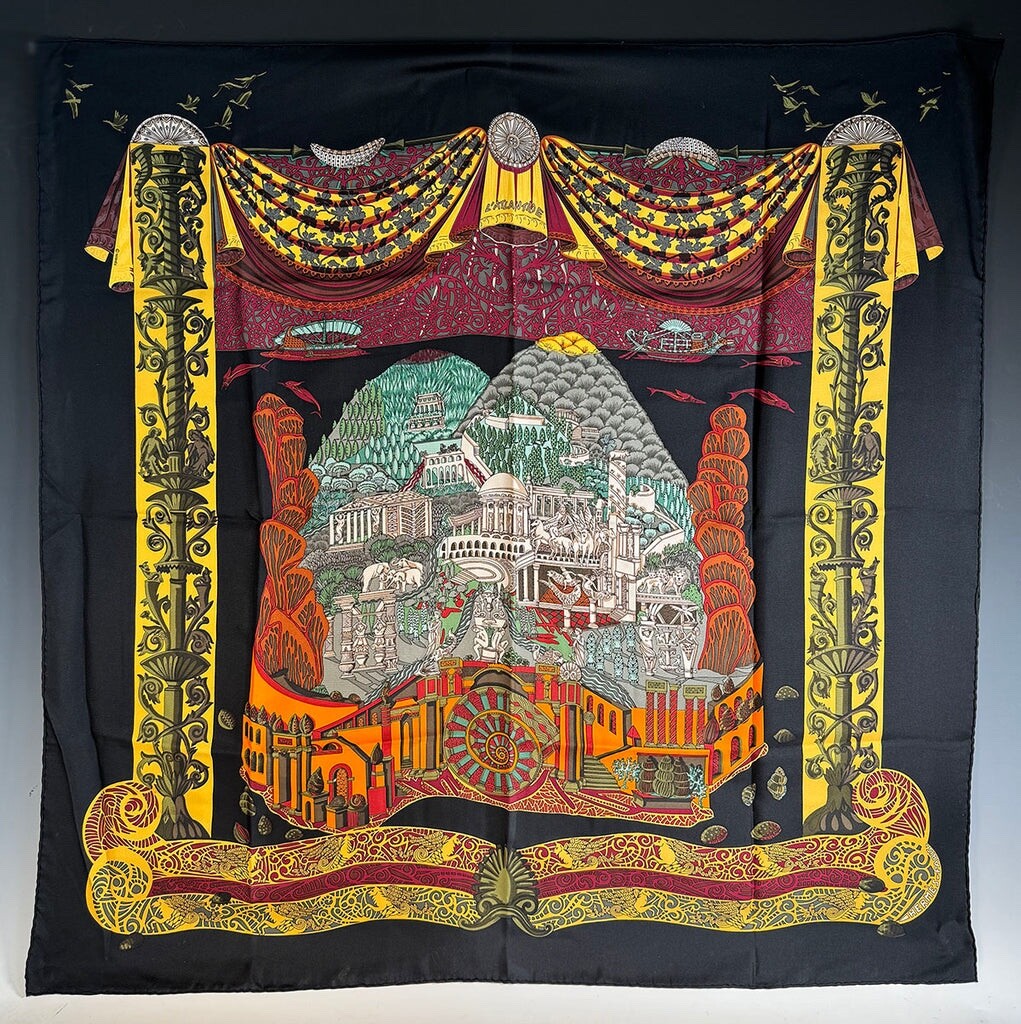 RARE Vintage Hermés 90cm Silk Scarf, 