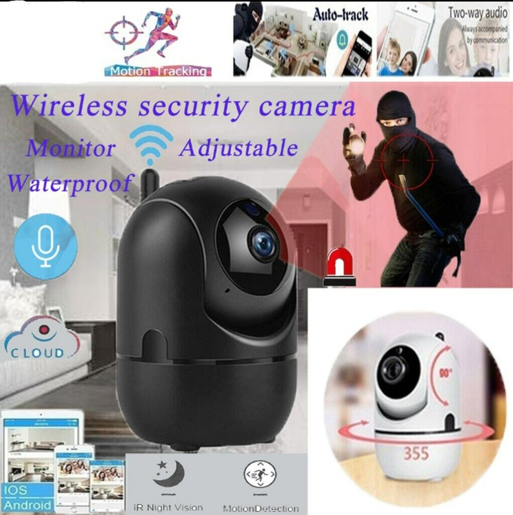 Wifi IP Kamera Webcam Überwachungskamera  Nachtsicht Wlan Netzwerk Kamera